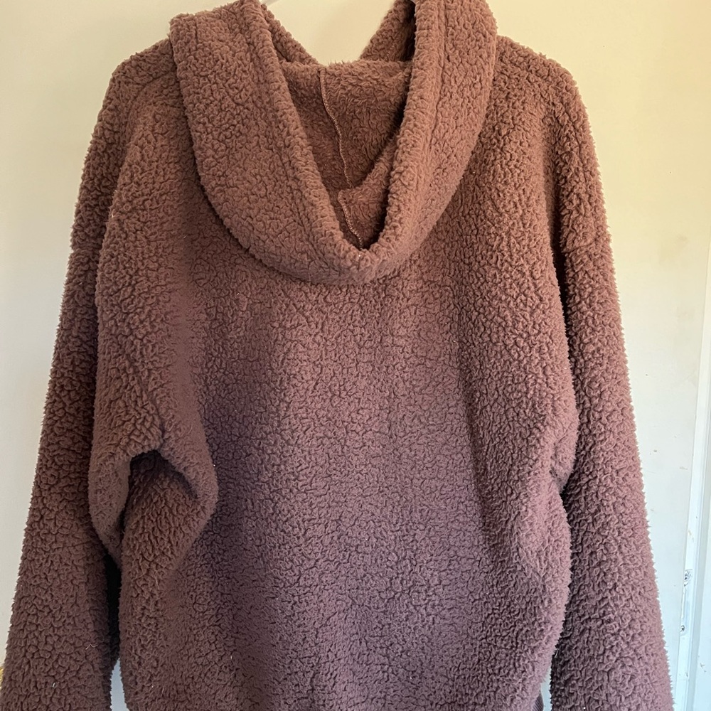 Cozy Pink Sherpa Hoodie - Picture 2 of 3